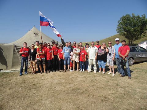 Закрытие 1-го этапа Международной Вахты Памяти, &quot;Аджимушкай-2014&quot;