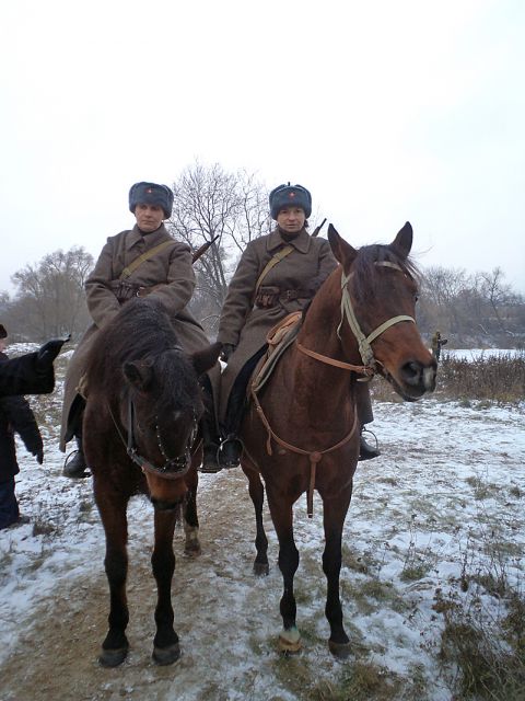 Военная реконструкция в д. Дунино